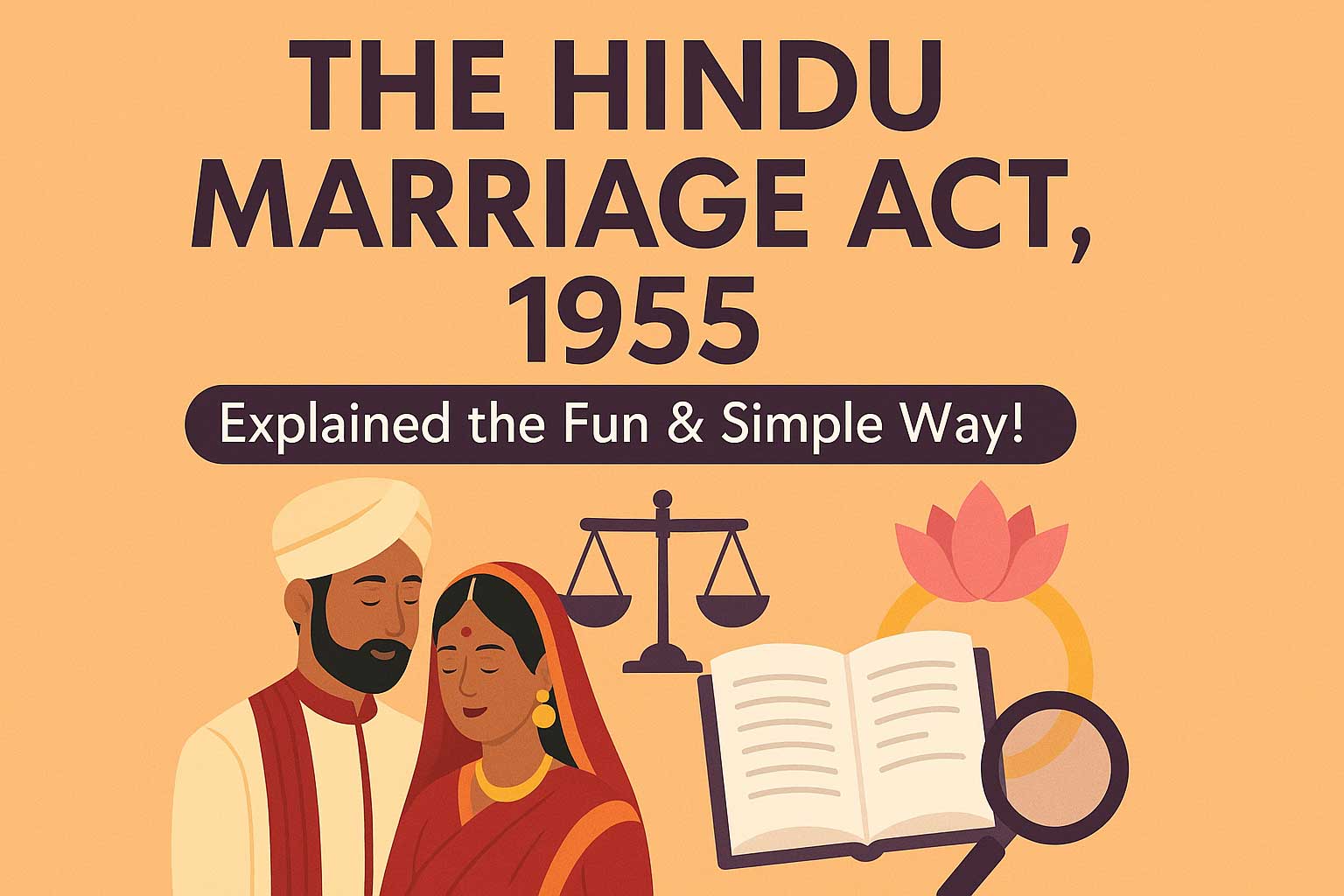 🌺 The Hindu Marriage Act, 1955 — Explained the Fun & Simple Way!